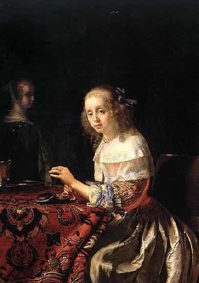 Frans van Mieris Lacemaker.